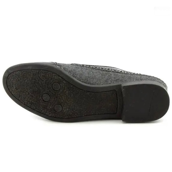 Franco Sarto Tweed Textured Patent Leather Loafers - Picture 9 of 11